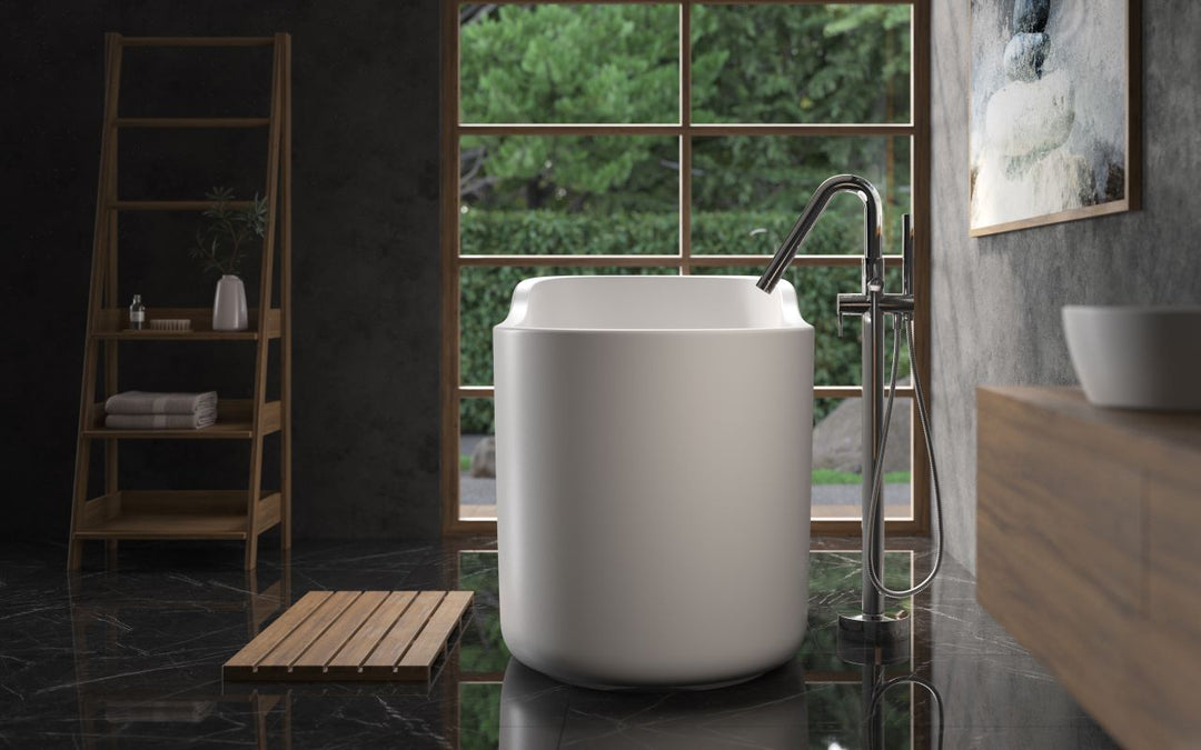 True Ofuro Nano Freestanding Soaker Bathtub