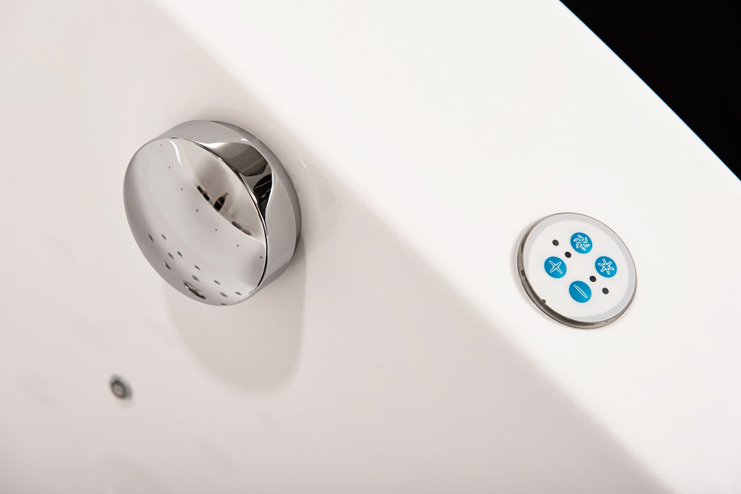 Olivia-B-Wht-Relax Acrylic Air-Massage Bathtub