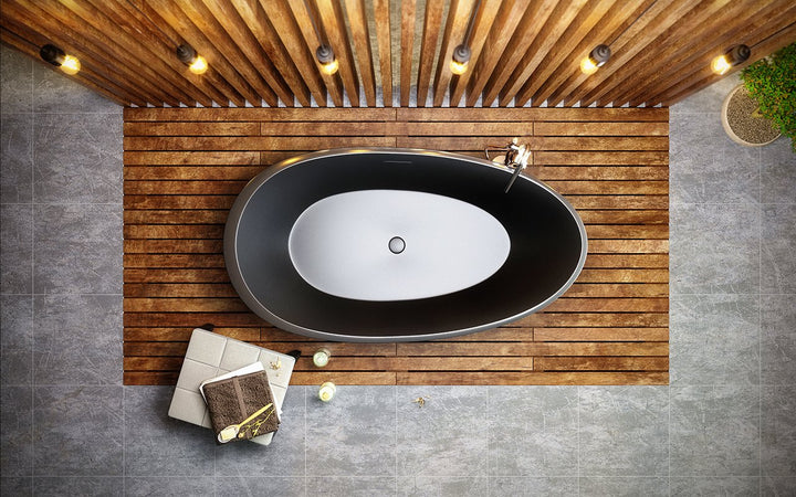 Spoon 2 Black Stone Bathtub