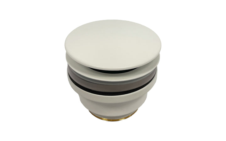 Euroclicker 3 S sink drain (Matte White) BV-522-045