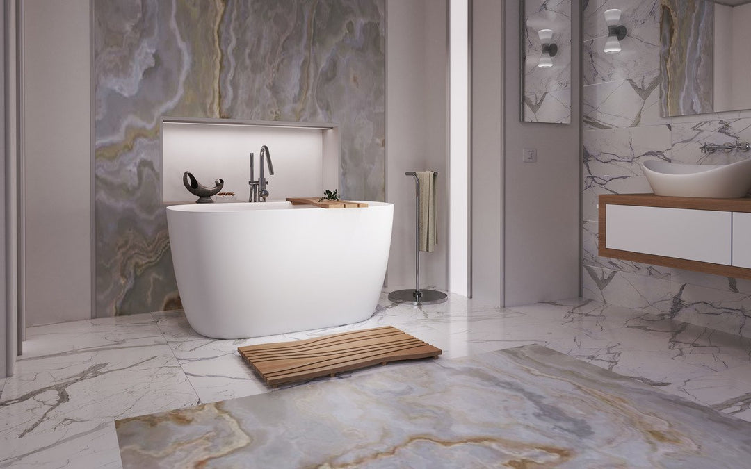 Lullaby 2 Max Wht Stone Bathtub