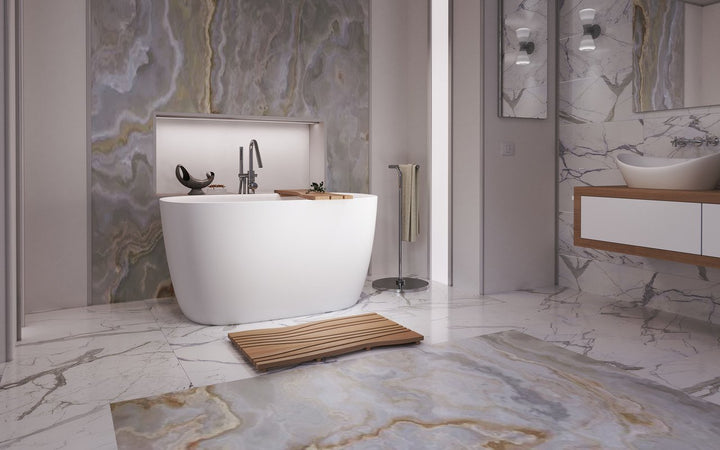 Lullaby 2 Max Wht Stone Bathtub