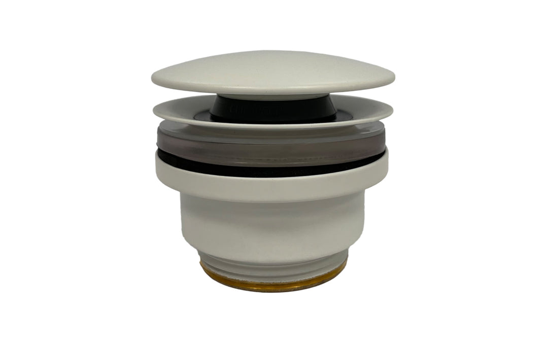 Euroclicker 3 S sink drain (Matte White) BV-522-045