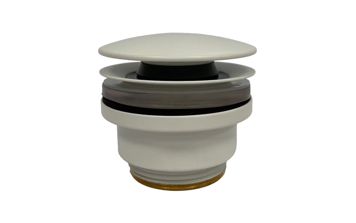 Euroclicker 3 S sink drain (Matte White) BV-522-045