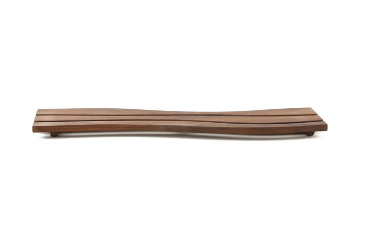 Onde Waterproof Iroko Wood Bathtub Tray