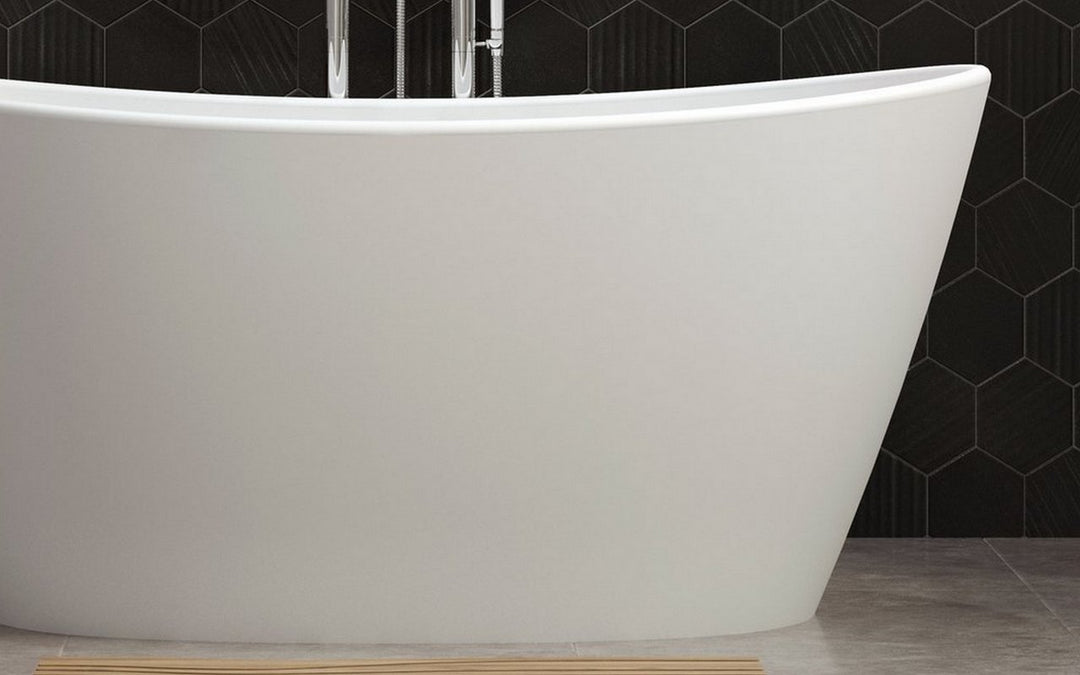 Luna Wht-Matte Stone Bathtub (PureScape 748)