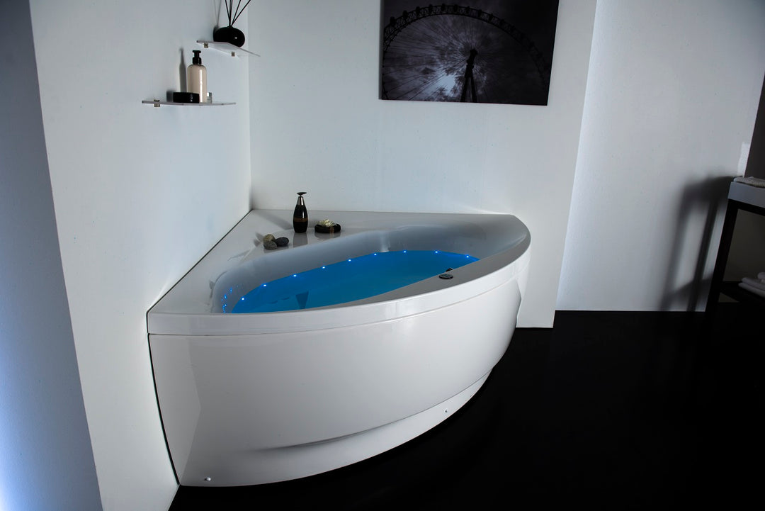 Olivia-B-Wht-Relax Acrylic Air-Massage Bathtub