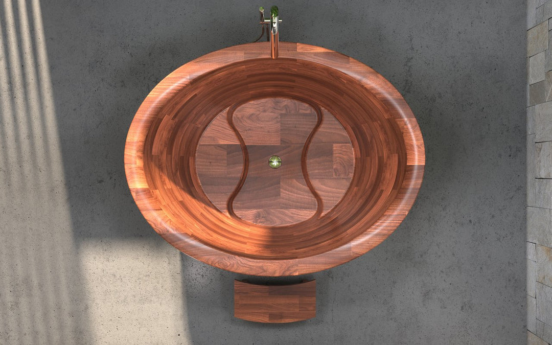 True Ofuro Duo Wooden Bathtub