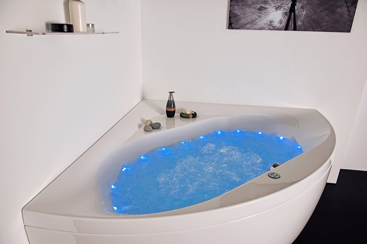 Olivia-B-Wht-Relax Acrylic Air-Massage Bathtub