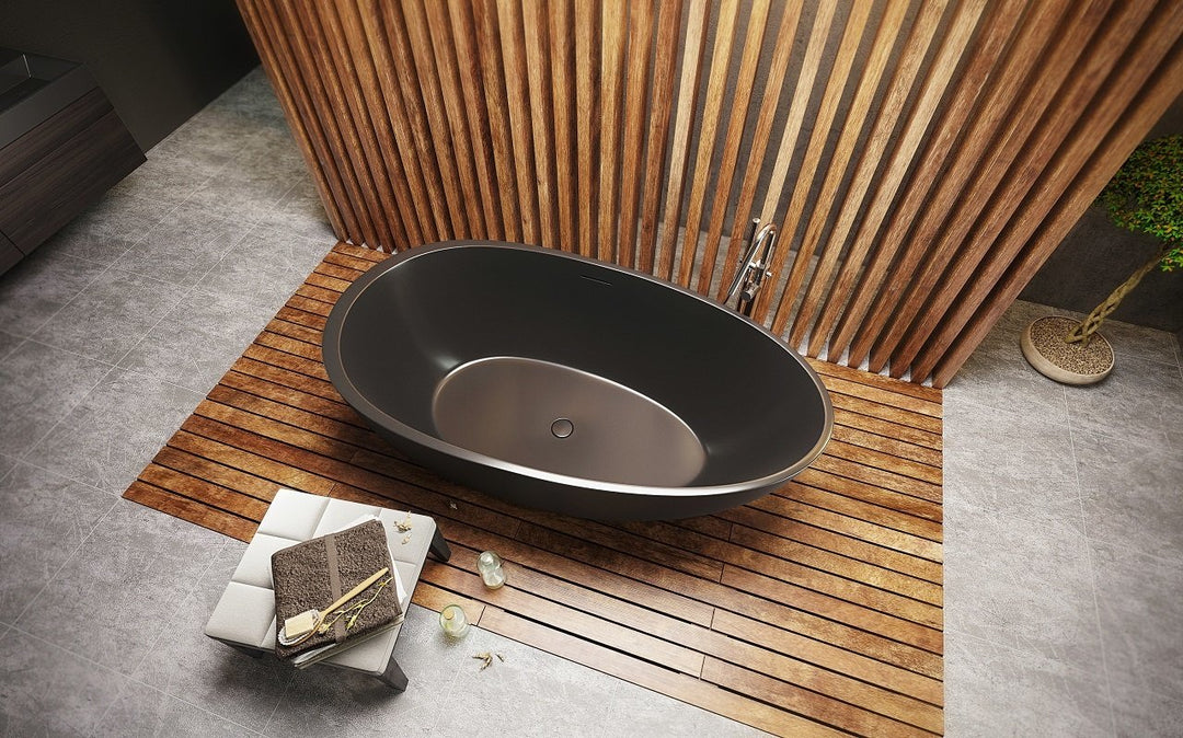Spoon 2 Black Stone Bathtub