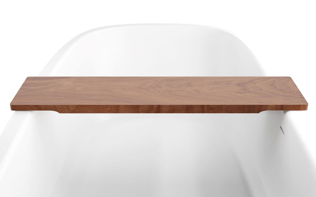 Universal Waterproof Bathtub Tray-American Walnut