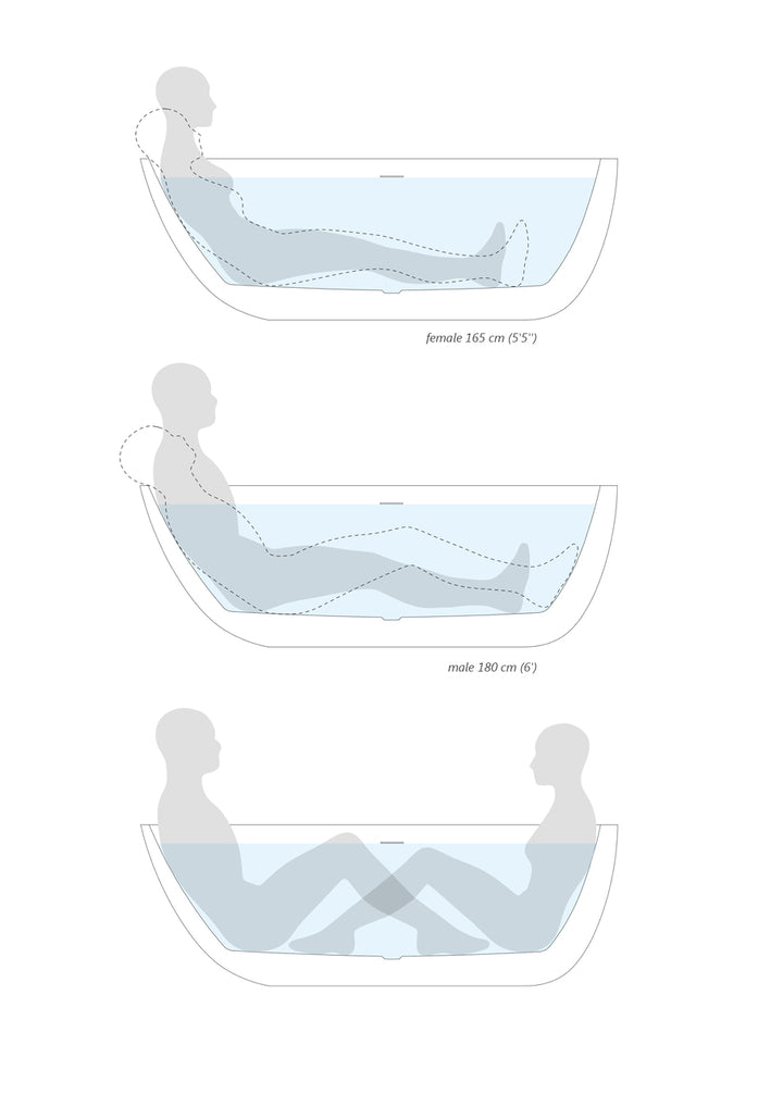 Spoon 2 Blck-Wht Stone Bathtub