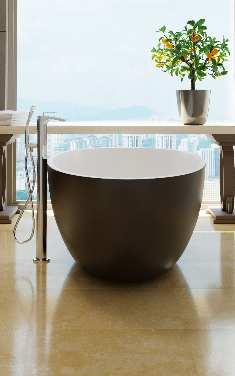Spoon 2 Blck-Wht Stone Bathtub