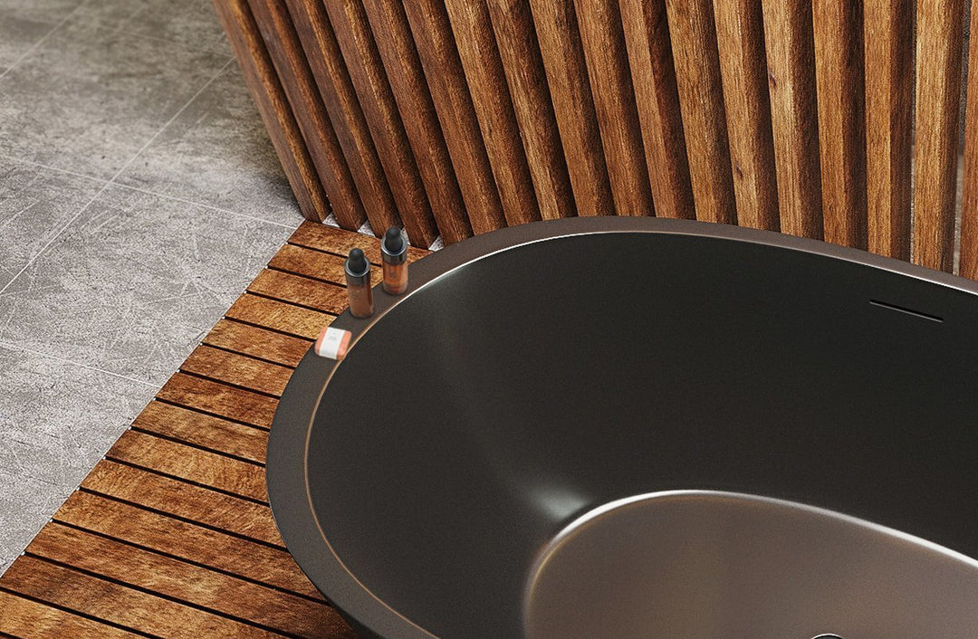 Spoon 2 Black Stone Bathtub