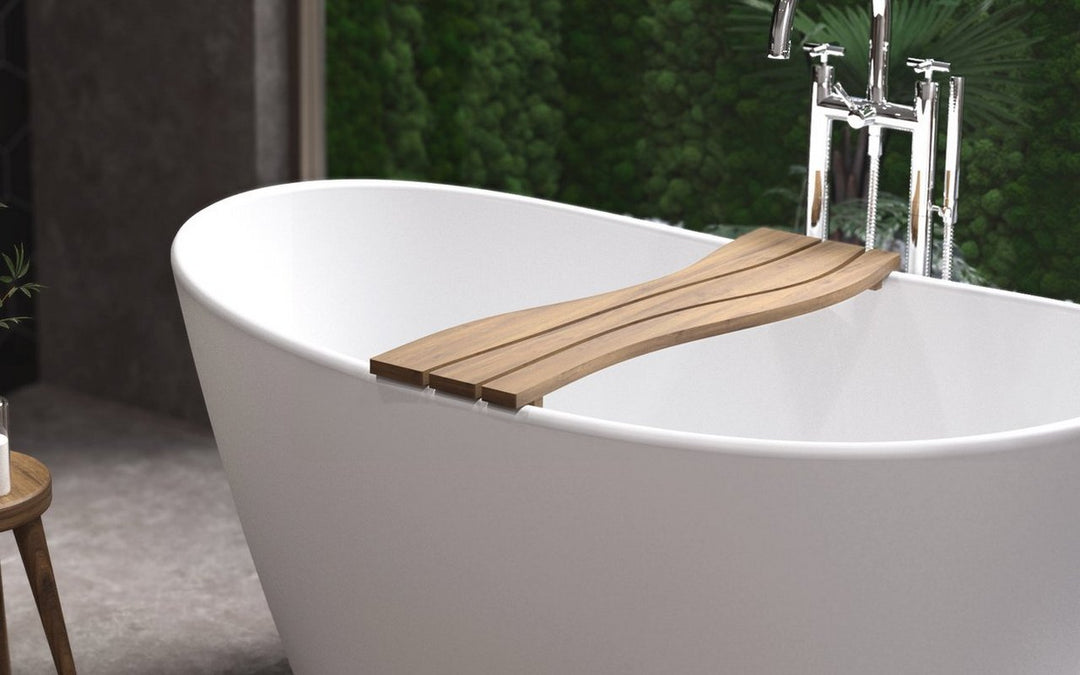 Luna Wht-Matte Stone Bathtub (PureScape 748)