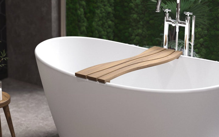 Luna Wht-Matte Stone Bathtub (PureScape 748)