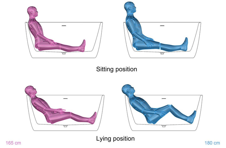 Lullaby 2 Max Wht Stone Bathtub