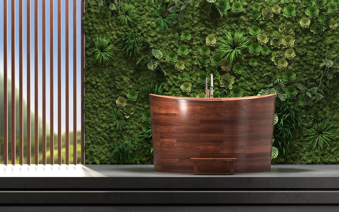 True Ofuro Duo Wooden Bathtub