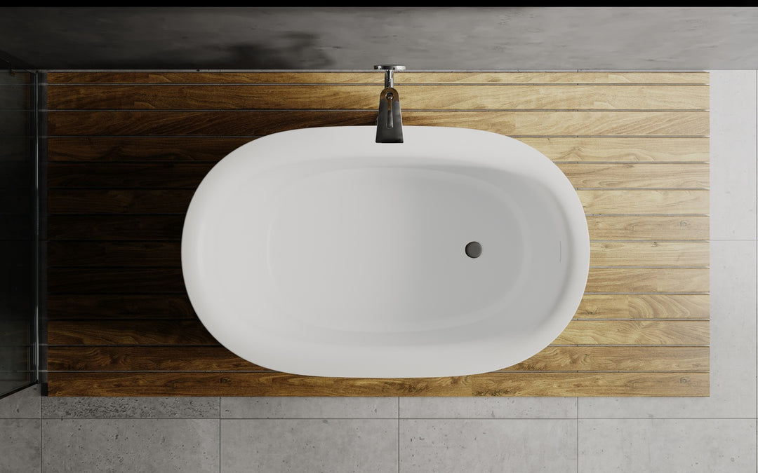 Sophia Freestanding Solid Surface Bathtub