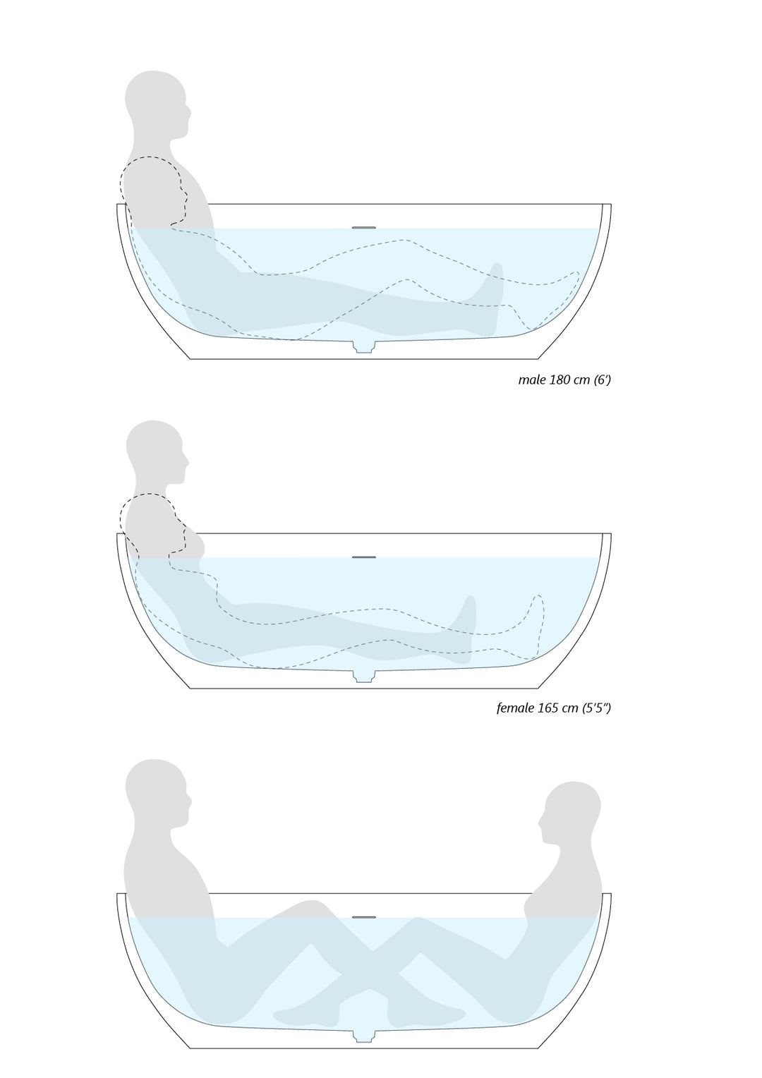 Aquatica Corelia-White Freestanding Solid Surface Bathtub