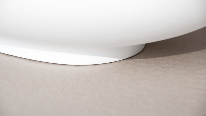 Karolina 2 White Oval Stone Vessel Sink