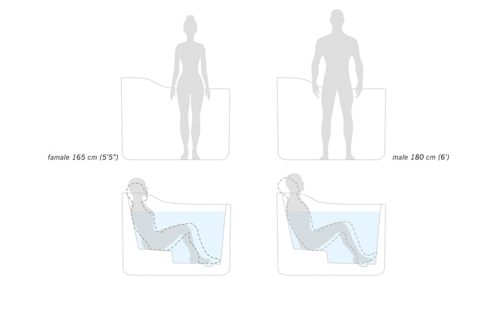 True Ofuro Nano Freestanding Soaker Bathtub