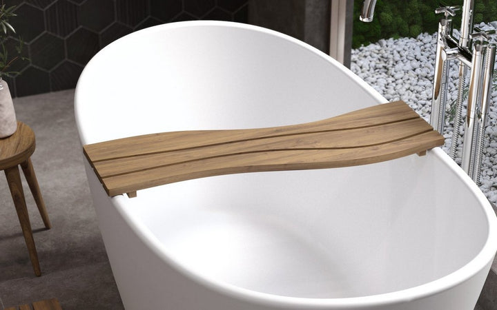 Luna Wht-Matte Stone Bathtub (PureScape 748)