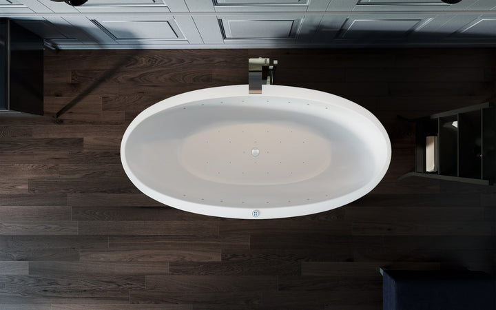Sensuality-Mini-F-Blck-Wht Relax Stone Bathtub