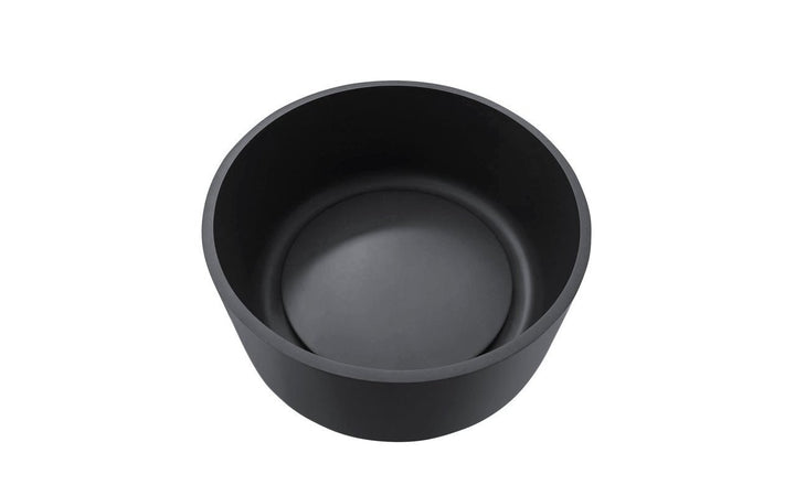 Solace-B Black Round Stone Vessel Sink
