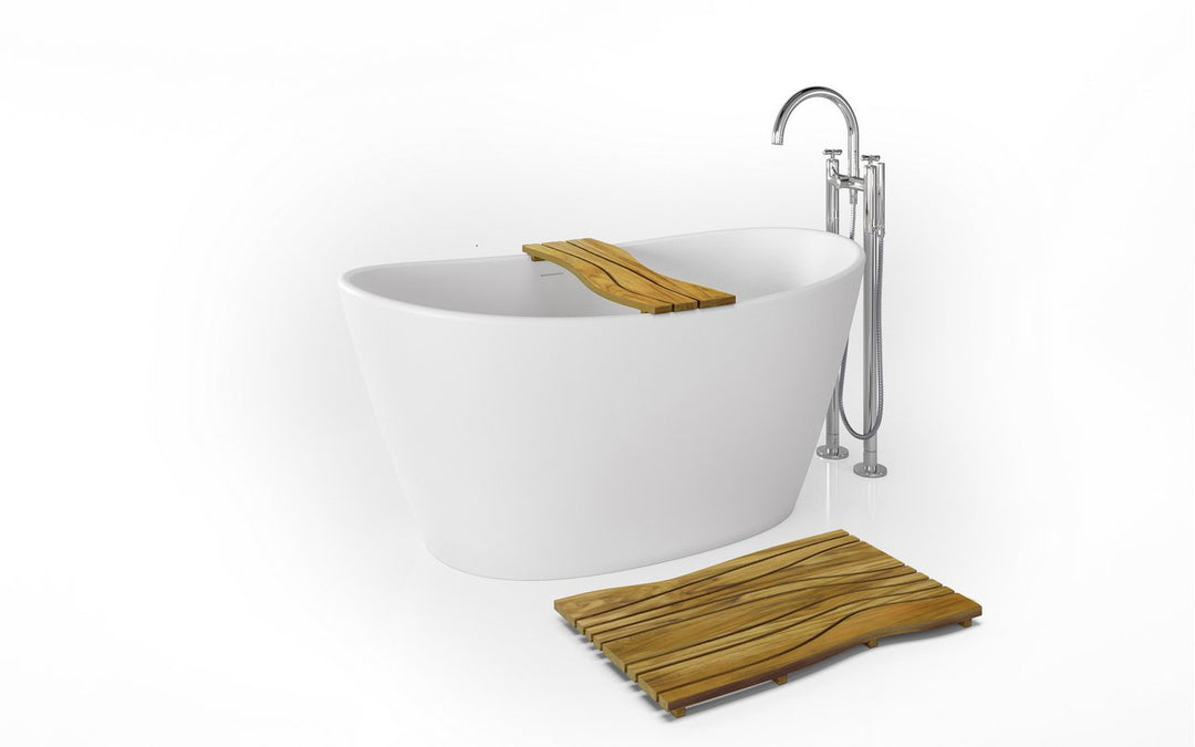Onde-S Waterproof Teak Bathtub Tray