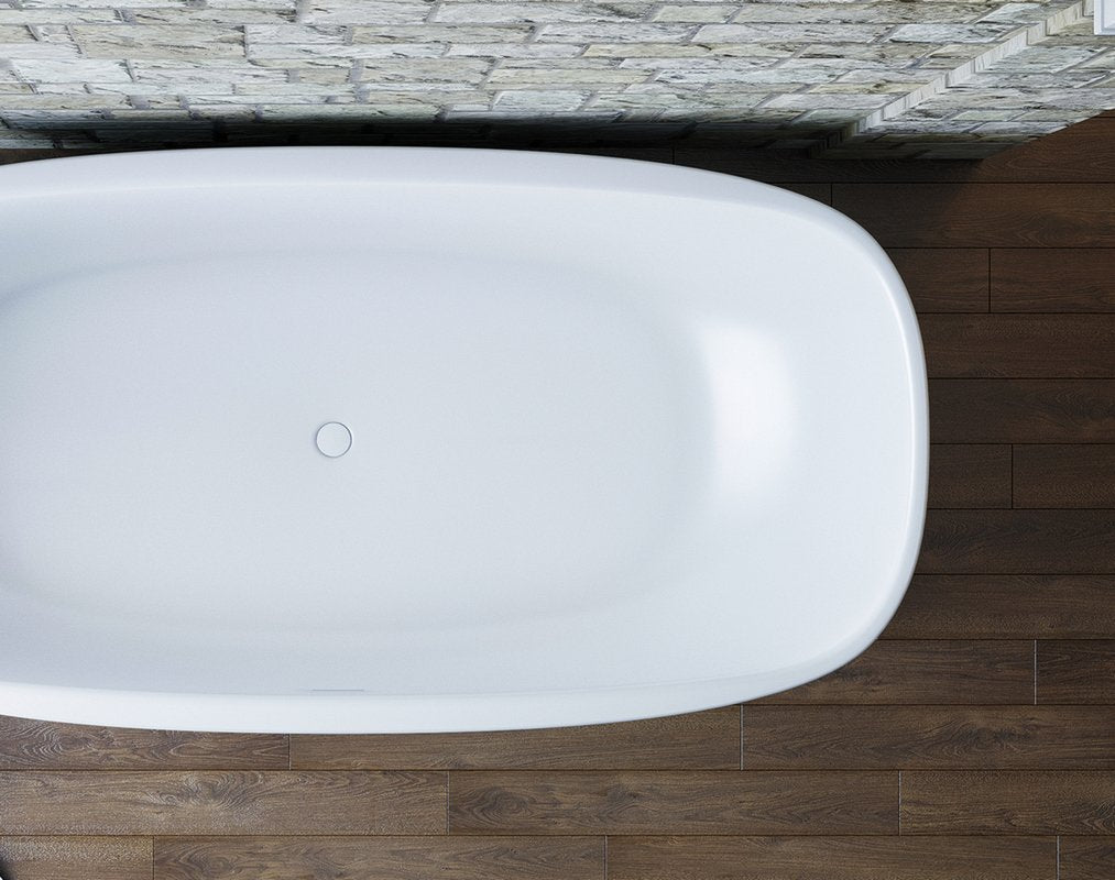 Aquatica Coletta Distant Blue-White Freestanding Bathtub