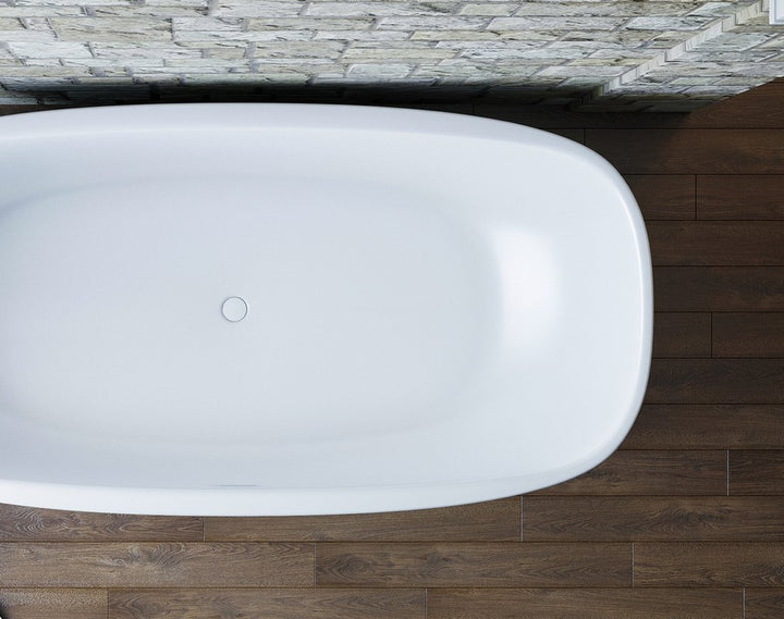 Aquatica Coletta Distant Blue-White Freestanding Bathtub