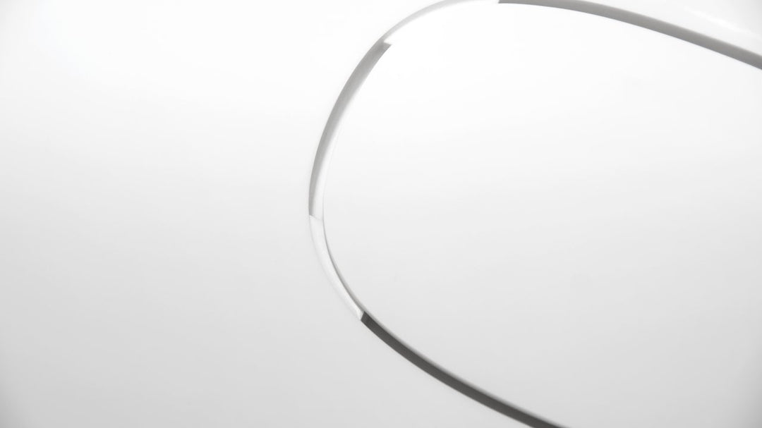 Karolina 2 White Oval Stone Vessel Sink
