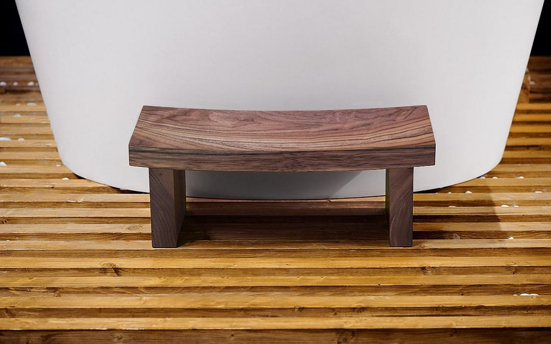 True Ofuro American Walnut Step