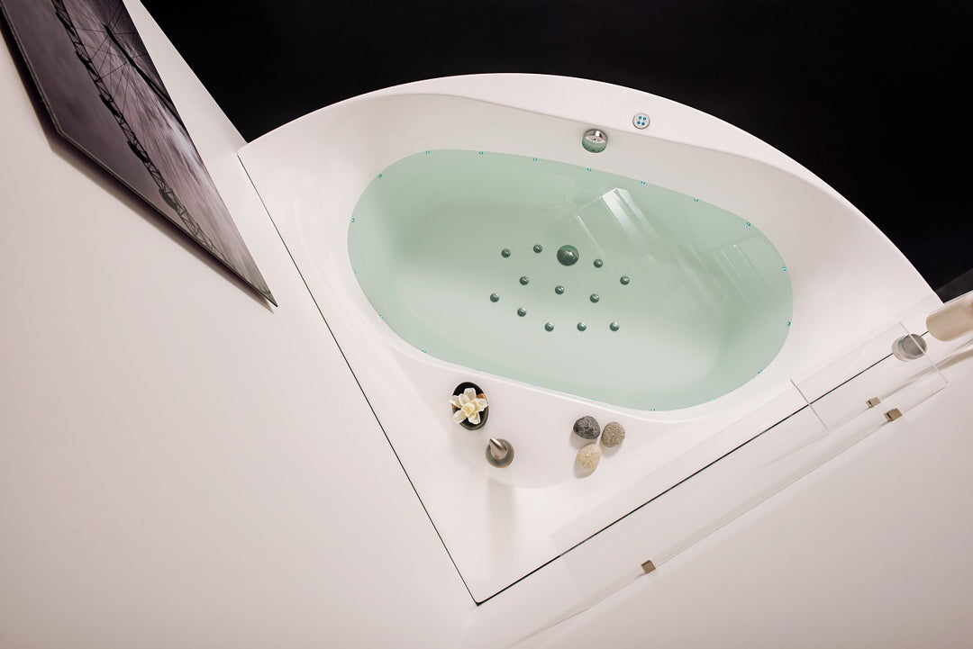 Olivia-B-Wht-Relax Acrylic Air-Massage Bathtub
