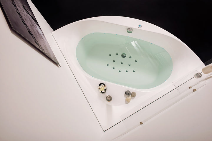 Olivia-B-Wht-Relax Acrylic Air-Massage Bathtub