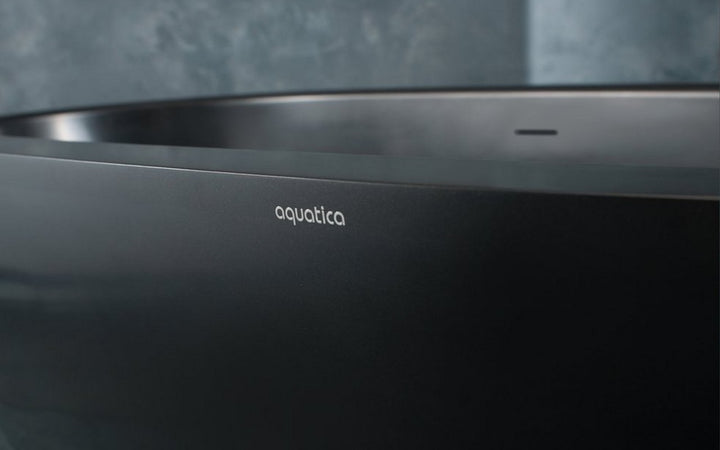 Karolina 2 Black-Matte Stone Bathtub