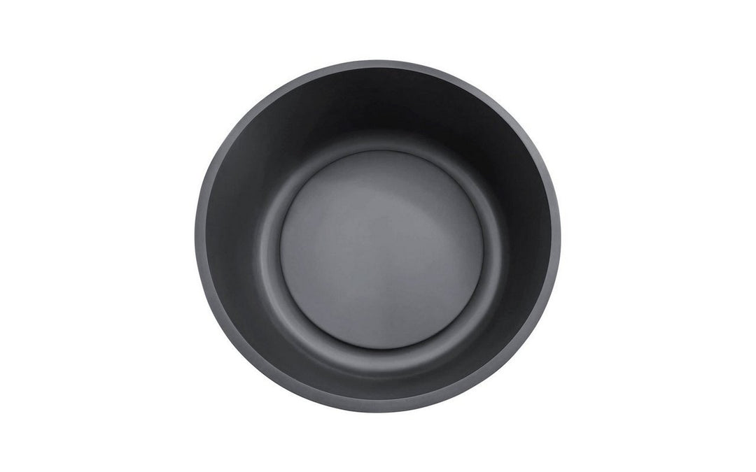 Solace-B Black Round Stone Vessel Sink