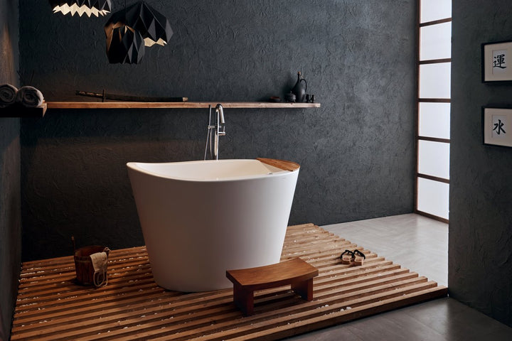 True Ofuro-Wht Tranquility Freestanding Bathtub