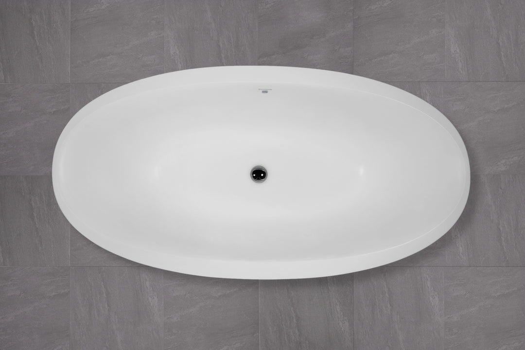 Sensuality-Mini-F-Wht Stone Bathtub