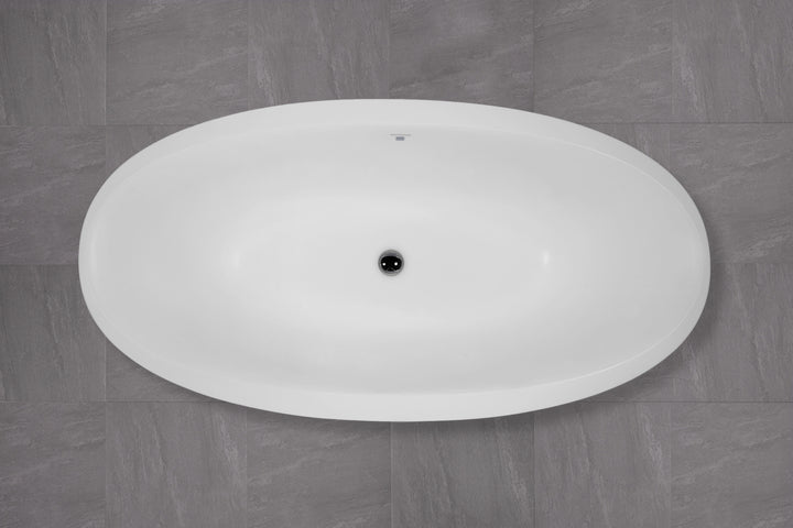Sensuality-Mini-F-Wht Stone Bathtub
