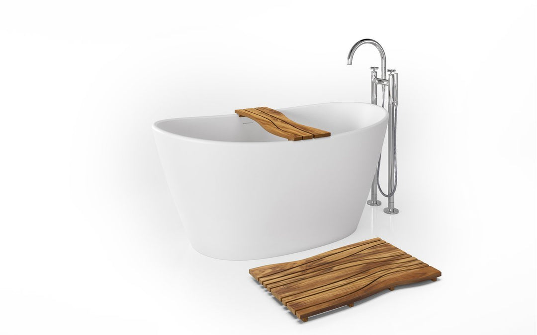 Onde Waterproof Teak Bathtub Tray