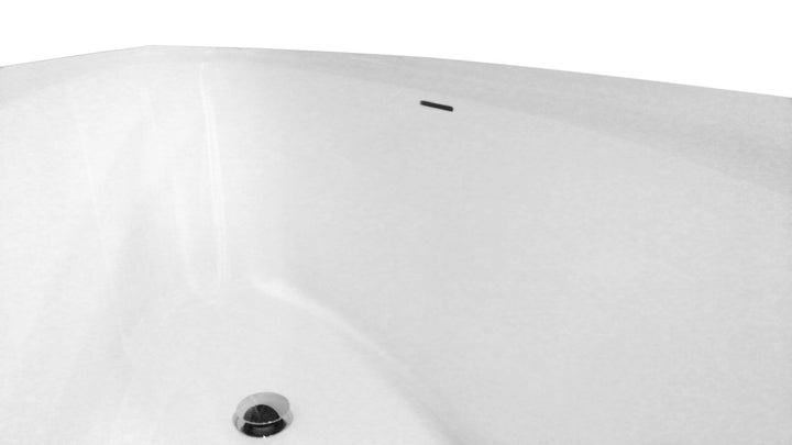 Idea-L-Wht Freestanding Acrylic Bathtub
