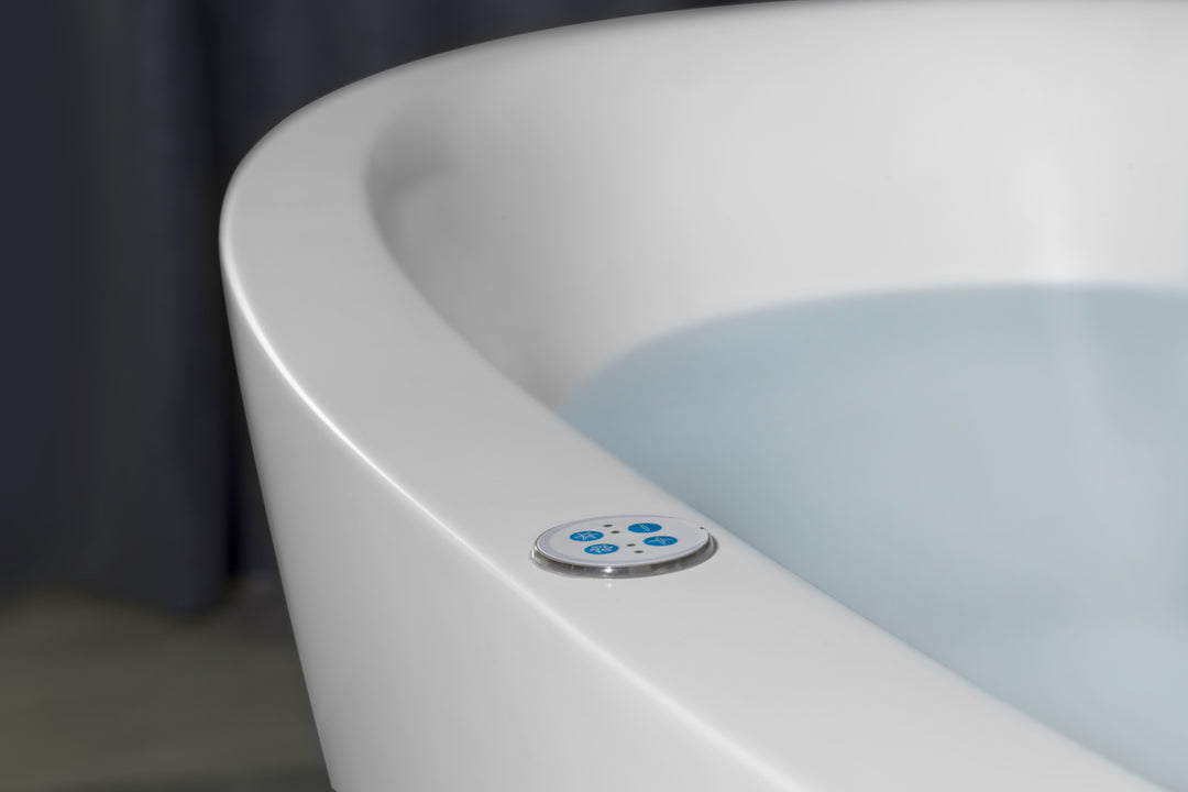 Sensuality-Mini-F-Wht Relax Stone Bathtub