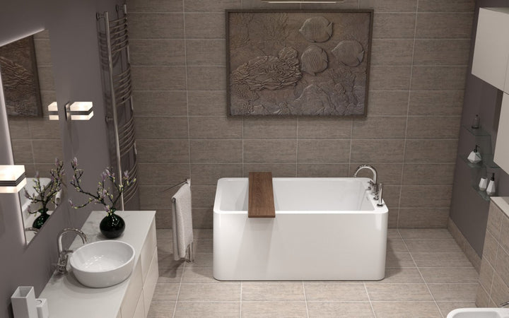 PureScape 327B Freestanding Acrylic Bathtub