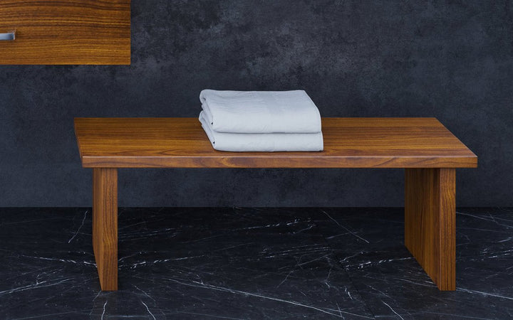 Universal Waterproof Bathroom Bench - Iroko