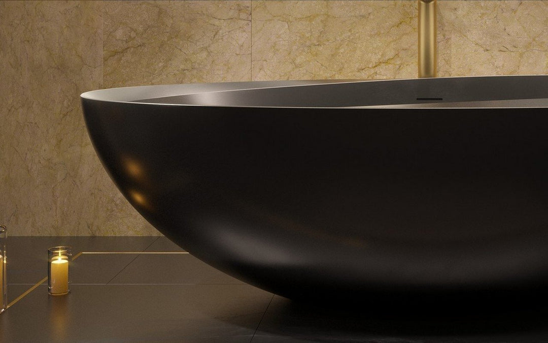 Illusion-Blck Stone Bathtub