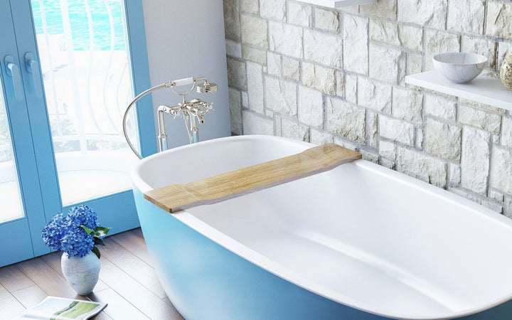Aquatica Coletta Distant Blue-White Freestanding Bathtub