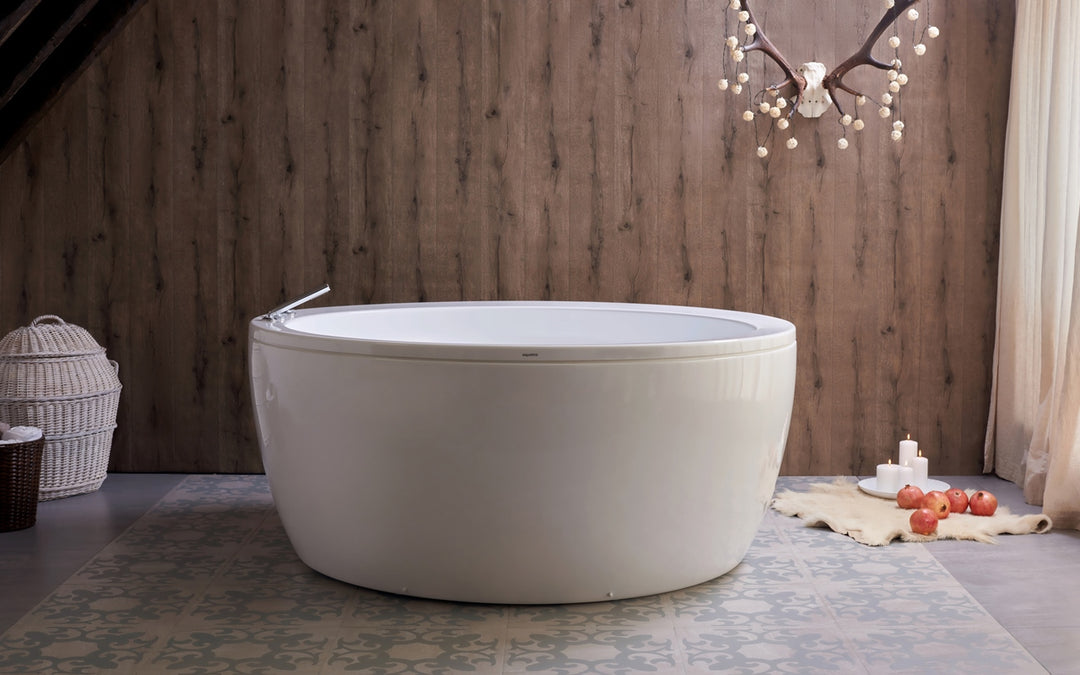 Pamela-Wht Freestanding Acrylic Bathtub