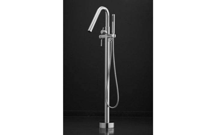 Colonna-135 Floor Mounted Tub Filler – Chrome